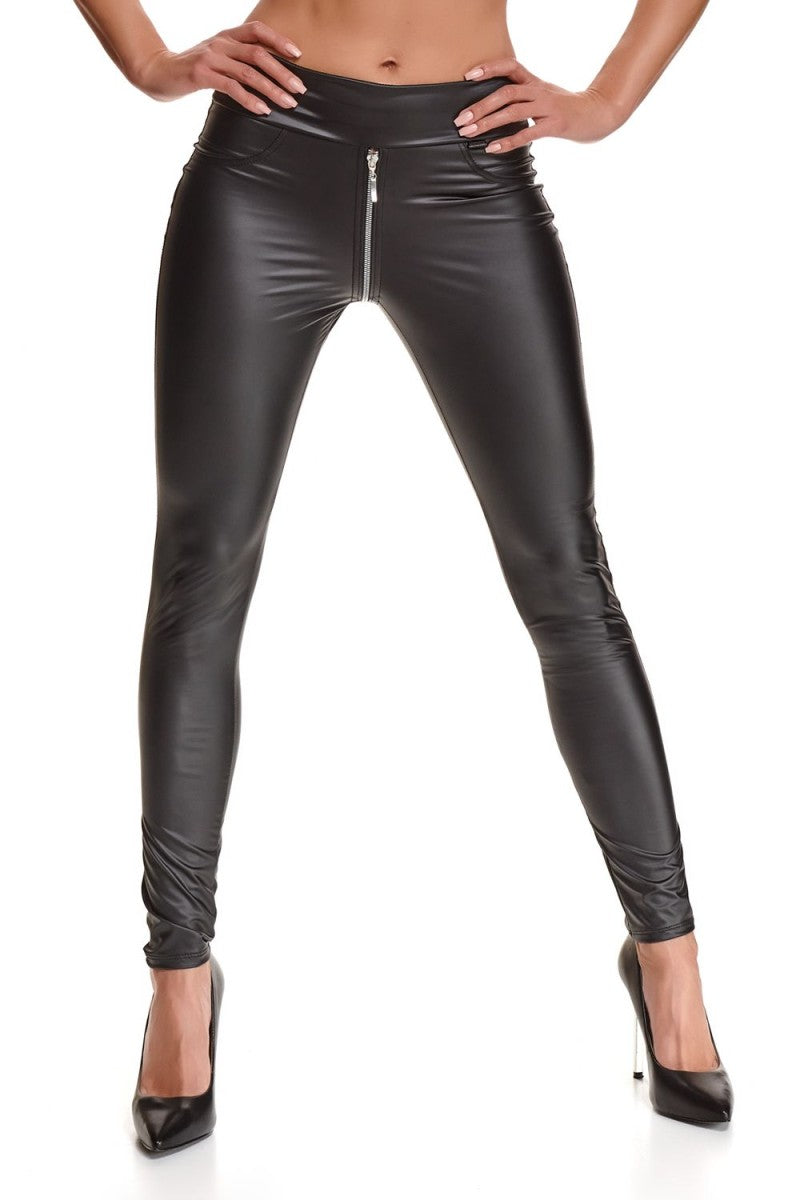 schwarze Leggings BRMaddalena001 von Demoniq Black Rose 2.0 Collection schwarze Leggings BRMaddalena001 von Demoniq Black Rose 2.0 Collection